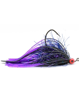 ehler's grim reaper black purple Largemouth Bass Flies - Subsurface
