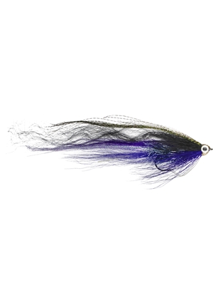Scherer's figure 8 fly black purple musky flies