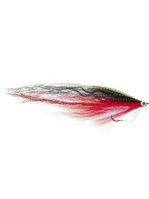 Scherer's figure 8 fly black red flies for peacock bass