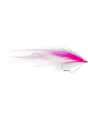 Scherer's figure 8 fly pink white flies for peacock bass