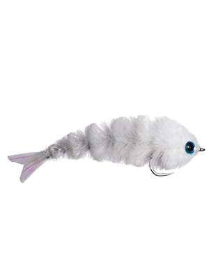 Chocklett's Mini Finesse Changer White | Mad River Outfitters Smallmouth Bass Flies- Subsurface