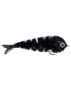 Chocklett's Finesse Game Changer Fly - Black flies for saltwater, pike and stripers
