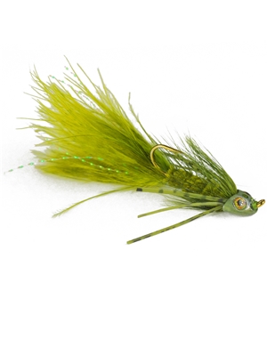 Fish Skull Sculpin Bugger- olive Carp Flies at Mad River Outfitters