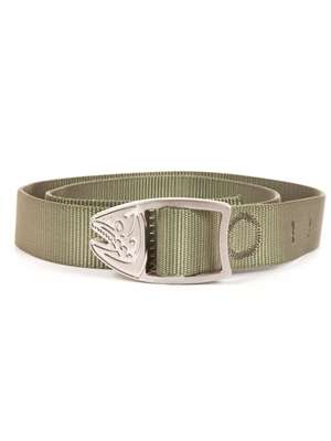 Fishpond Trucha Webbing Belt- sage green croakies fish belts