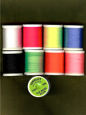 flat waxed nylon Threads, Tinsel, Wire  and  Floss