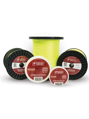 Fly Line Backing 20lb yellow fly line backing