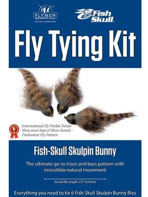 Fly Tying Kit: Fish-Skull Skulpin Bunny Flymen Fishing Company