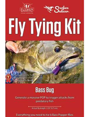 Fly Tying Kit: Surface Seducer Bass Bug Gifts for Fly Tying at Mad River Outfitters