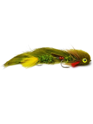 galloup's articulated butt monkey olive Modern Streamers - Sculpins