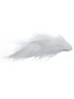 galloup's articulated fat head white Largemouth Bass Flies - Subsurface