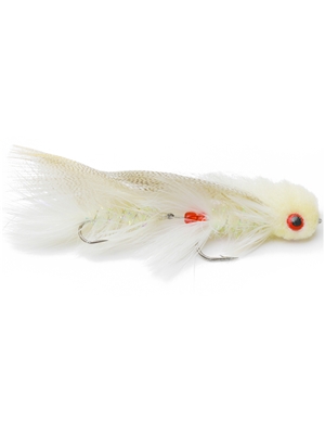 Kelly galloup's Boogieman streamer fly white Largemouth Bass Flies - Subsurface