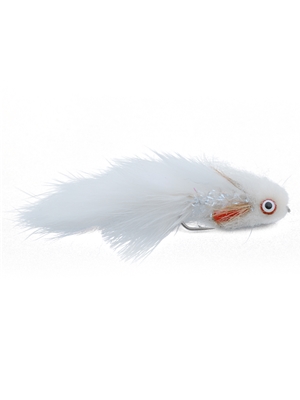 galloup's butt monkey white Modern Streamers - Sculpins