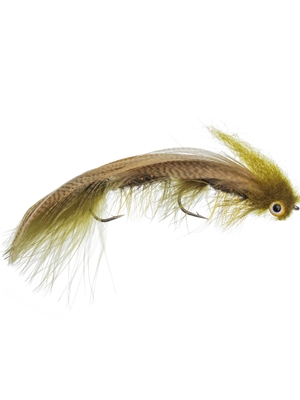 Kelly galloup's Mini Boogieman streamer fly olive Modern Streamers - Sculpins