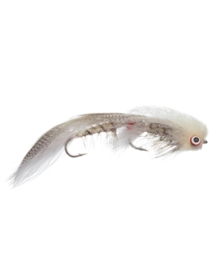 Kelly galloup's Mini Boogieman streamer fly white Modern Streamers - Sculpins