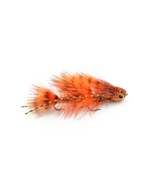 Kelly Galloup's Mini Sex Dungeon- crawfish orange Modern Streamers - Sculpins