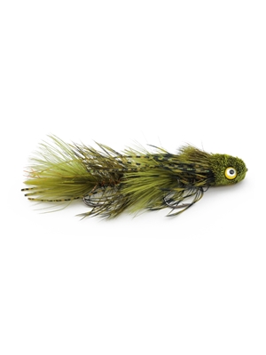 Kelly galloup's sex dungeon streamer fly olive Flies