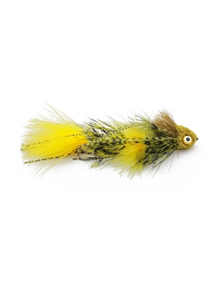 Kelly galloup's sex dungeon streamer fly yellow Flies