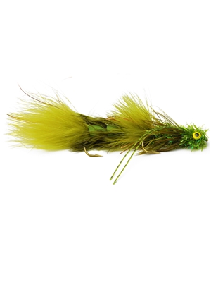 kelly galloups tips up olive Largemouth Bass Flies - Subsurface