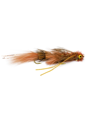 kelly galloups bottoms up cinammon Largemouth Bass Flies - Subsurface