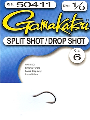 gamakatsu 50411 drop shot hooks greg senyo fly tying materials