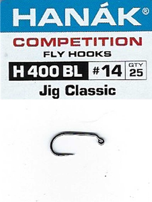 Hanak H 400 BL Jig Classic Hooks fly tying nymph hooks