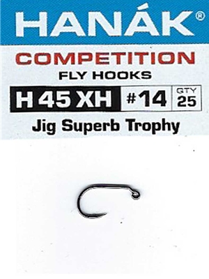 Hanak H 45 XH Jig Superb Trophy Nymph Hooks Hanak Competition