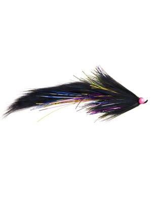 Hareball Leech in Black at Mad River Outfitters michigan steelhead and salmon flies