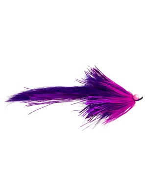 Hareball Leech in Purple at Mad River Outfitters michigan steelhead and salmon flies