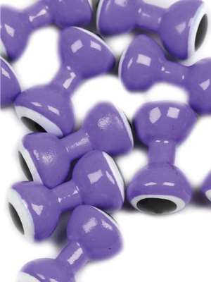 Purple Double Pupil Lead Eyes Hareline Dubbin