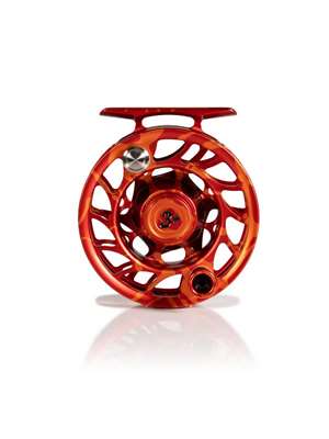 Hatch Iconic 3 Plus Fly Reel- Red Orange Magma New Fly Reels at Mad River Outfitters