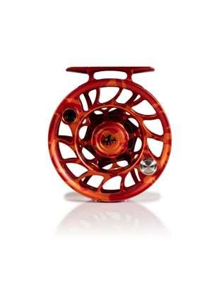 Hatch Iconic 4 Plus Fly Reel- red orange magma Hatch Outdoors Iconic Fly Fishing Reels