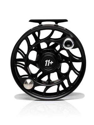 Hatch Iconic 11 Plus Fly Reel- black/silver hatch outdoors fly reels