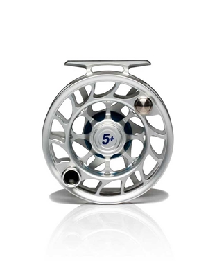 Hatch Iconic 5 Plus Fly Reel- clear/blue New Fly Reels at Mad River Outfitters