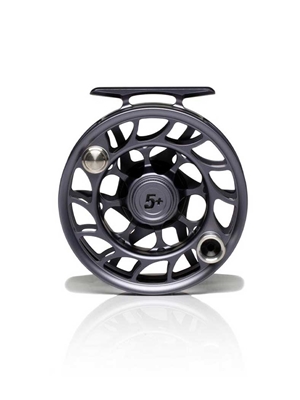 Hatch Iconic 5 Plus Fly Reel- gray/black hatch outdoors fly reels