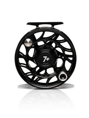 Hatch Iconic 7 Plus Fly Reel- black/silver hatch outdoors fly reels