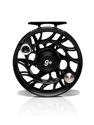 Hatch Iconic 9 Plus Fly Reel- black/silver New Fly Reels at Mad River Outfitters