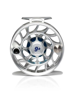 Hatch Iconic 9 Plus Fly Reel- clear/blue New Fly Reels at Mad River Outfitters
