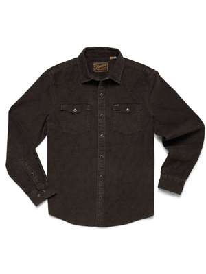Howler Brothers Banning Corduroy Snapshirt in Antique Black