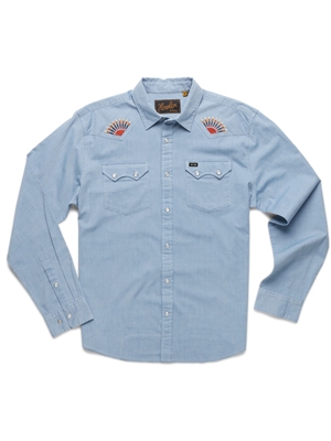 Howler Brothers Crosscut Deluxe in Sunbeams. mad river outfitters men's shirts and tops