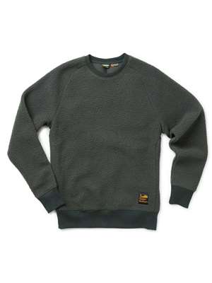 Howler Brothers Eleos Fleece Crewneck in Faded Black Stay Warm This Winter