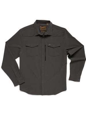Howler Brothers Emerger Tech Longsleeve in Antique Black mad river outfitters Men's Sun and Bug Gear