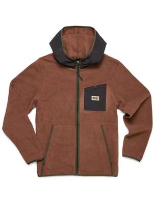 Howler Brothers Free Range Hooded Jacket in Mink Brown