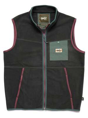 Howler Brothers Free Range Fleece Vest in Antique Black