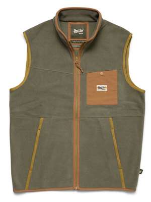Howler Brothers Free Range Fleece Vest in Oregano Fly Fishing Insulation