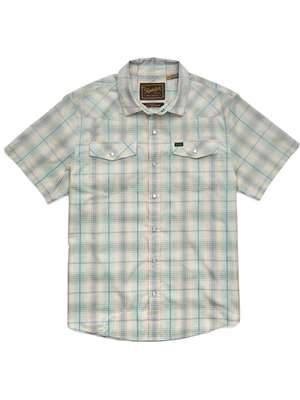 Howler Brothers H Bar B Snapshirt in Prairie Plaid: Seafoam
