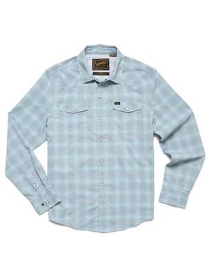 Howler Brothers H Bar Tech Longsleeve in Kent Plaid: Iron Blue Men's Fly Fishing Shirts at Mad River Outfitters