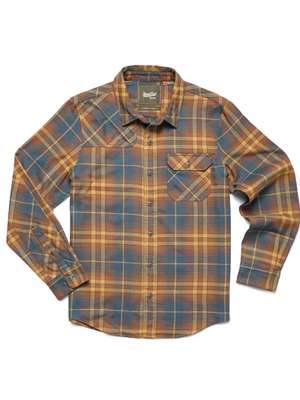 Howler Brothers Harker's Flannel at Mad River Outfitters in Kempton Plaid: Stargazer Men's Fly Fishing Shirts at Mad River Outfitters