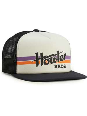 Howler Brothers Electric Stripe Snapback Hat in Stone/Black Howler Brothers Hats at Mad River Outfitters
