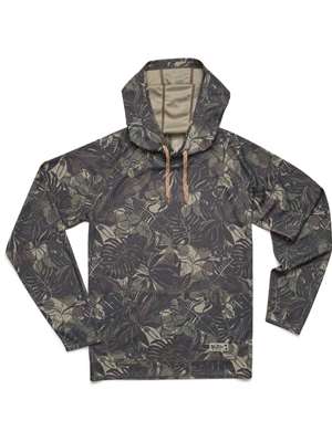 Howler Brothers Loggerhead Hoodie in Tropic Noir: Antique Black mad river outfitters Men's Sun and Bug Gear