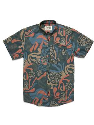 Howler Brothers Mansfield Shirt- Molecular Movements: Antique Black mad river outfitters men's sale items